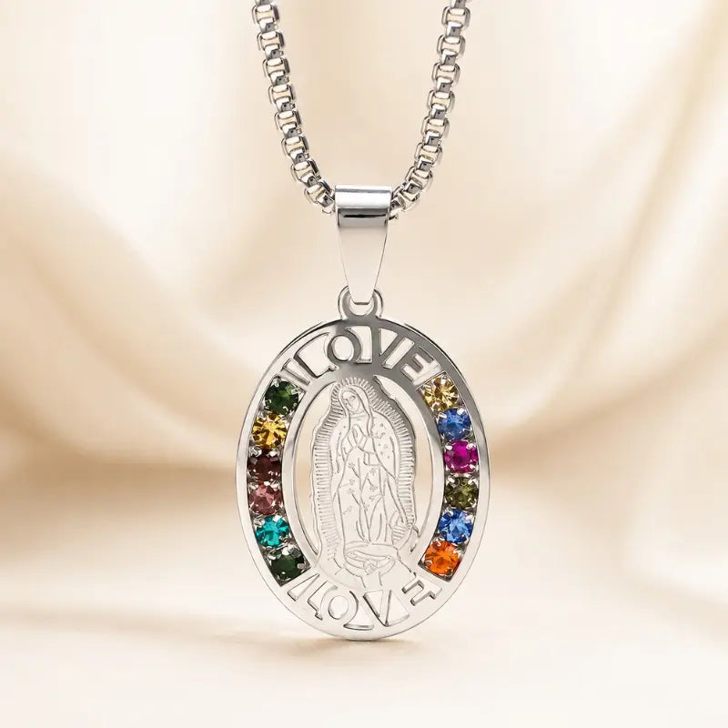 Colar-Nossa-Senhora-Aparecida-Relicario-De-Luz-De-Prata-Soul-Fe