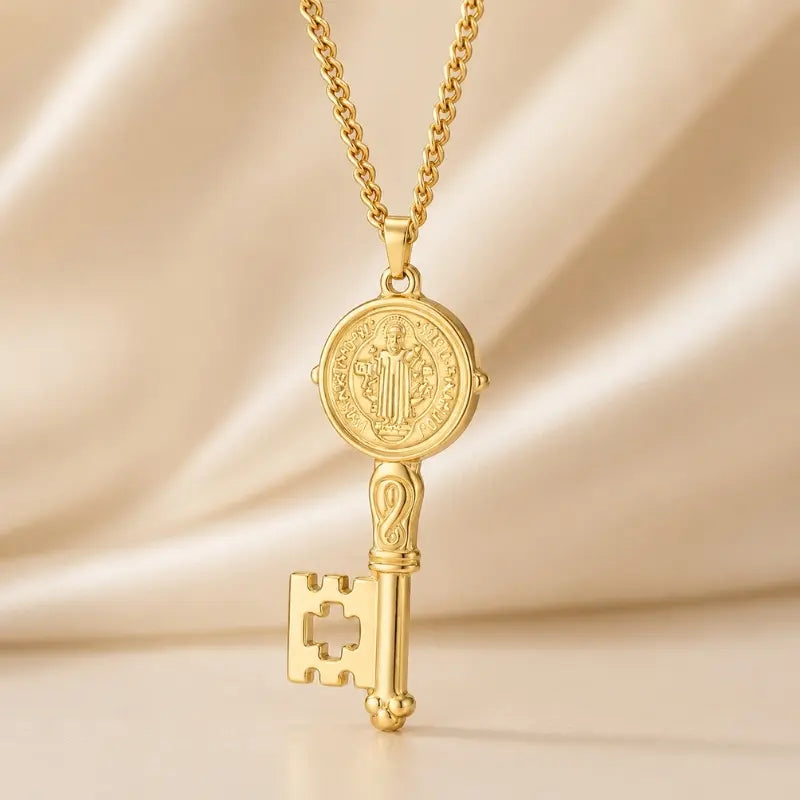 Colar-Sao-Bento-Elo-Benedictus-Em-Ouro-14k-Soul-Fe