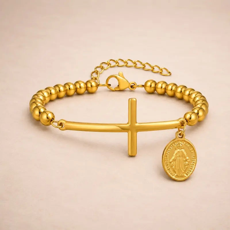 Pulseira-Sao-Bento-Pax-Benedicta-Banhada-Em-Ouro-18k-Soul-Fe