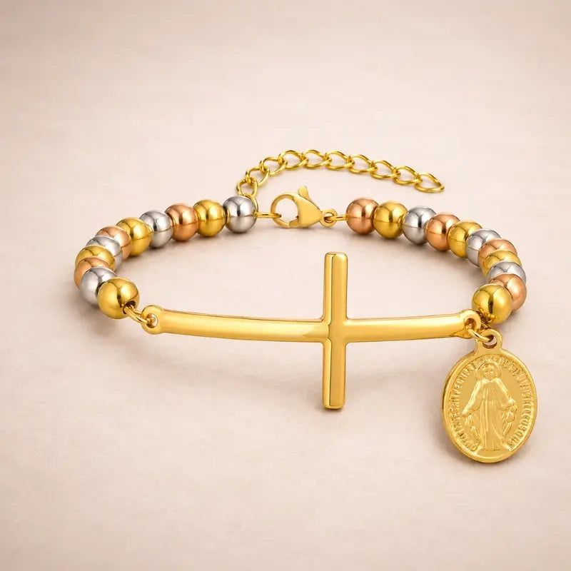 Pulseira-Sao-Bento-Pax-Benedicta-Banhada-Em-Ouro-18k-Soul-Fe