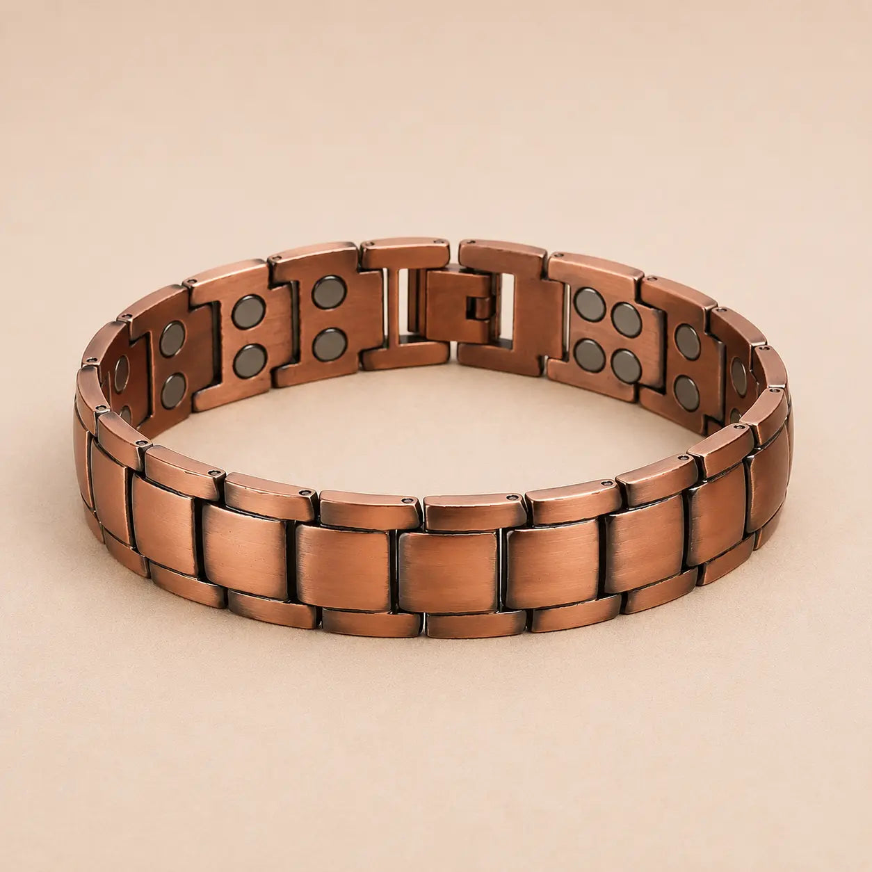 Pulseira de Cobre Cruz Guardiã Magnética Soul Fe